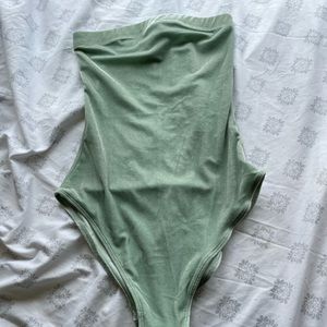 Urban Outfitters Velvet Bodysuit